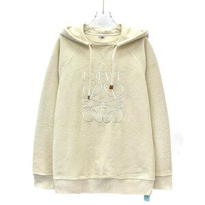 Loewe beige cotton hoodie